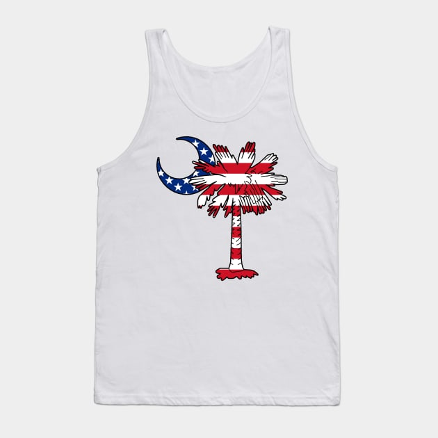 Palmetto USA Tank Top by somekindofguru